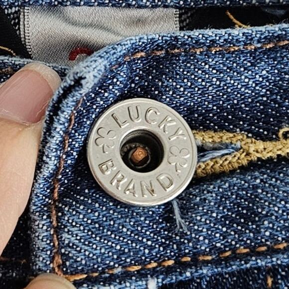 Lucky Brand by Gene Montesano "Woodsman Vintage" Straight Leg Jeans 38 Reg Mens - Picture 2 of 11